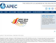 Tablet Screenshot of ncapec.org